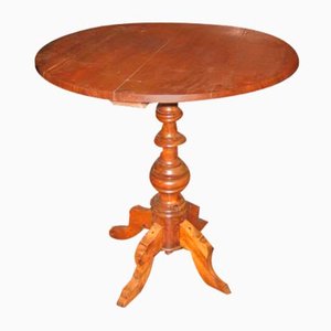 Italian Round Table in Walnut, 1800s-RAQ-687630