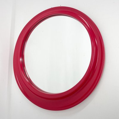 Italian Round Wall Mirror, 1980s-TZ-1422364