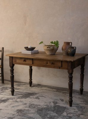 Italian Rustic Country Table, 1800s-PPI-1798260