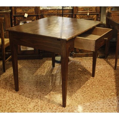 Italian Rustic Table in Fir Wood, 1880s-RAQ-697598