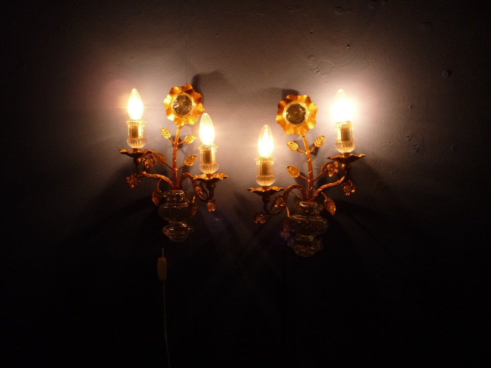 Italian Sconces from Banci Firenze, 1960s, Set of 2