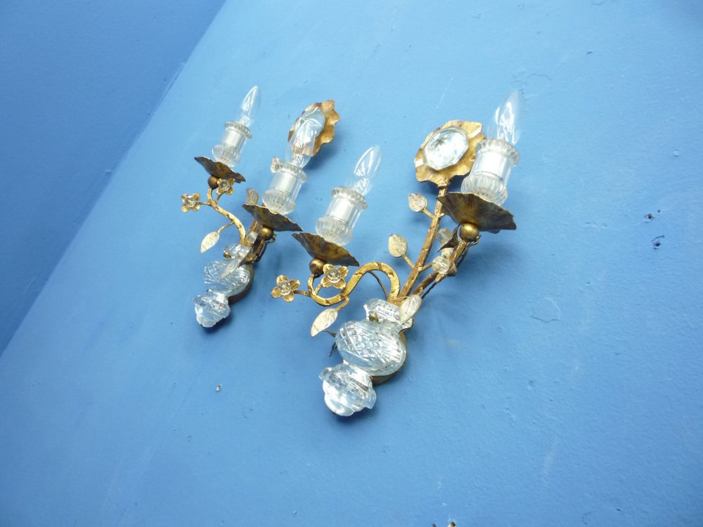 Italian Sconces from Banci Firenze, 1960s, Set of 2