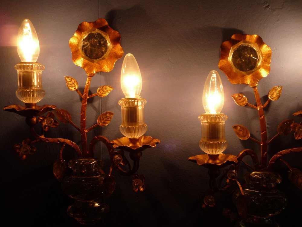 Italian Sconces from Banci Firenze, 1960s, Set of 2