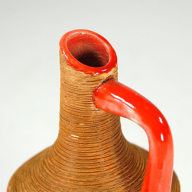 Italian Sgraffito Vase from Fratelli Fanciullacci, 1970s