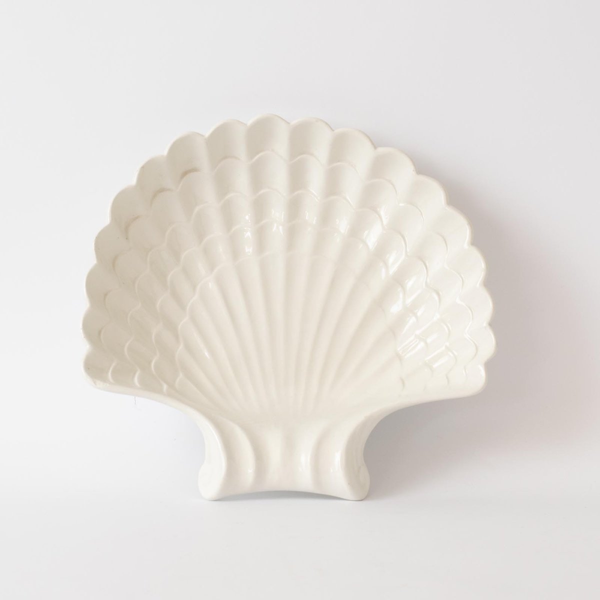 Italian Shell-Shaped Bowl from Bassano, 1950s