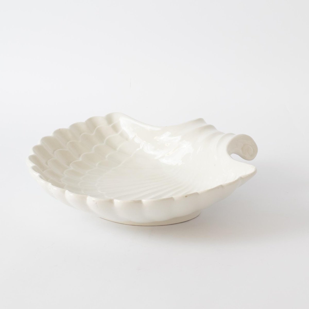 Italian Shell-Shaped Bowl from Bassano, 1950s