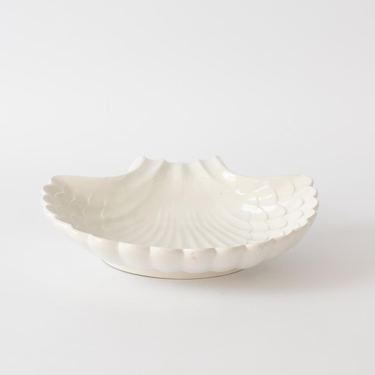 Italian Shell-Shaped Bowl from Bassano, 1950s