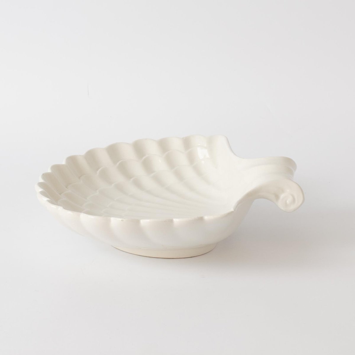 Italian Shell-Shaped Bowl from Bassano, 1950s