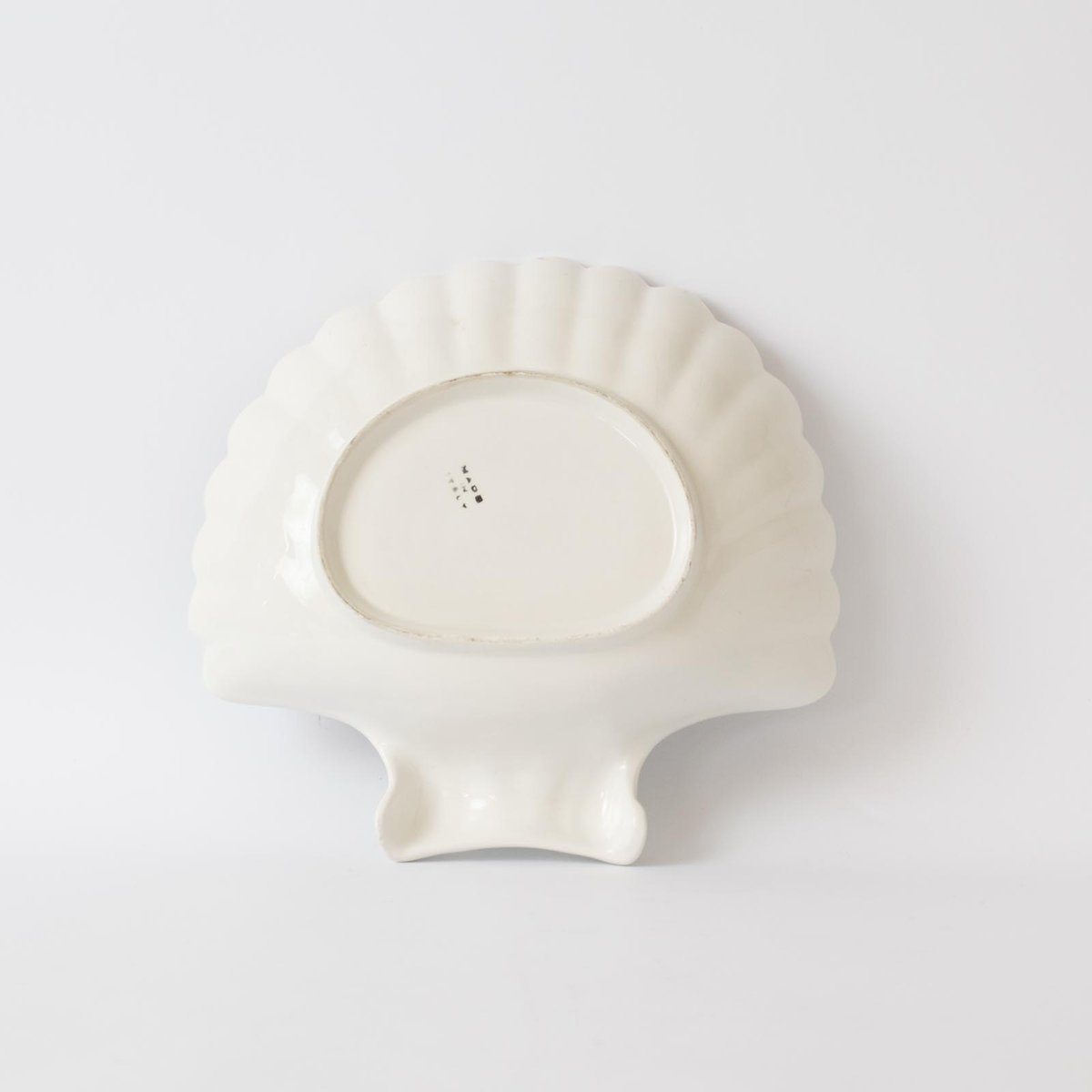 Italian Shell-Shaped Bowl from Bassano, 1950s