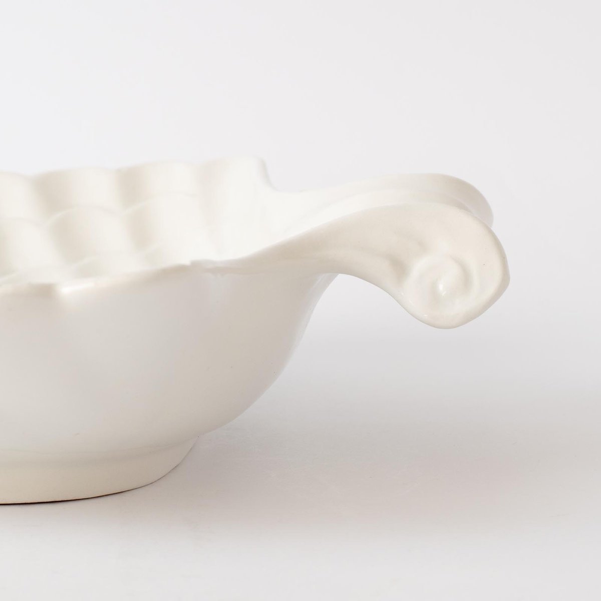 Italian Shell-Shaped Bowl from Bassano, 1950s