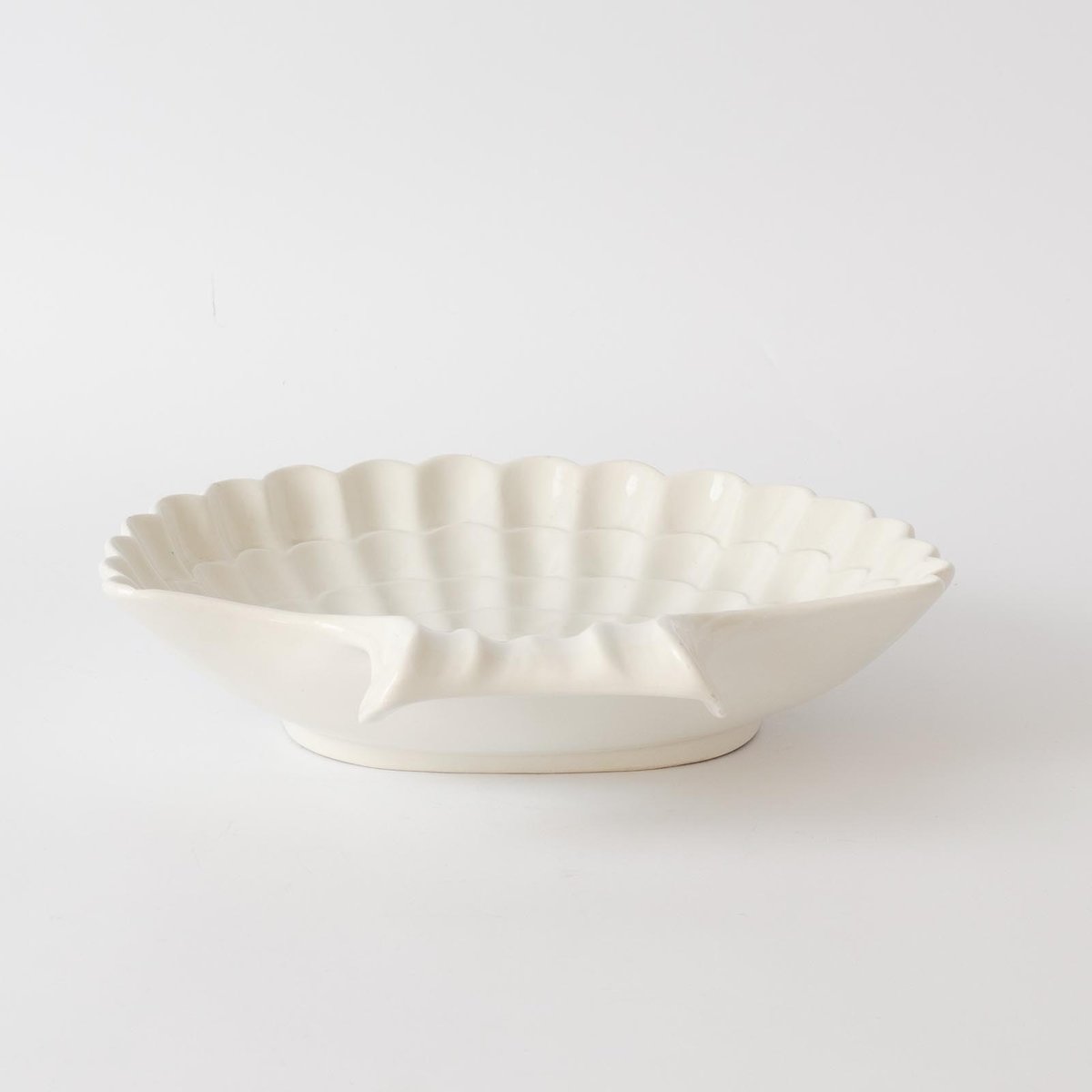 Italian Shell-Shaped Bowl from Bassano, 1950s