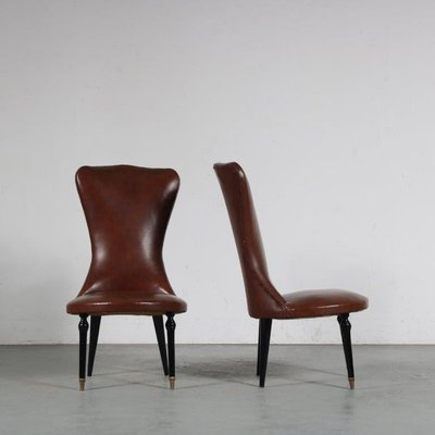 Italian Side Chairs, 1950s, Set of 2-DV-1335005