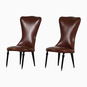 Italian Side Chairs, 1950s, Set of 2-DV-1335005