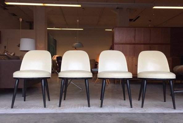 Italian Side Chairs, 1950s, Set of 4-WSA-831446