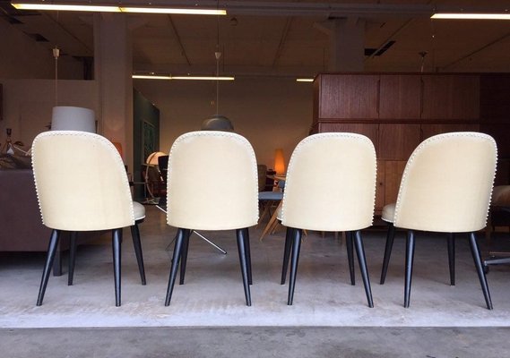 Italian Side Chairs, 1950s, Set of 4-WSA-831446