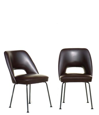 Italian Side Chairs from Mobiltecnica, 1950s, Set of 2-KGD-236584