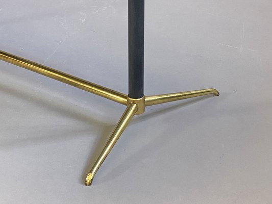 Italian Side Table in Brass and Marble, 1950s-BHV-1336670