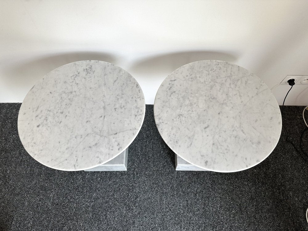 Italian Side Tables Spring by Ettore Sottsass for Latest Edition, 1980s, Set of 2