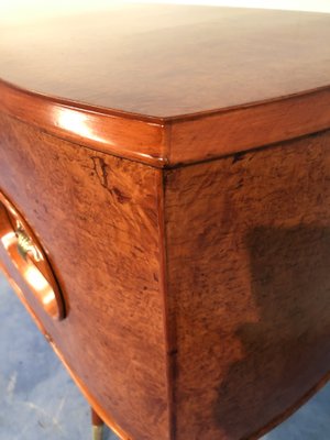 Italian Sideboard in Honey Color Birch Wood, 1950s-MTX-1016642