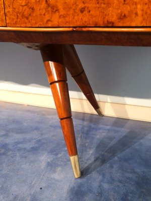 Italian Sideboard in Honey Color Birch Wood, 1950s-MTX-1016642