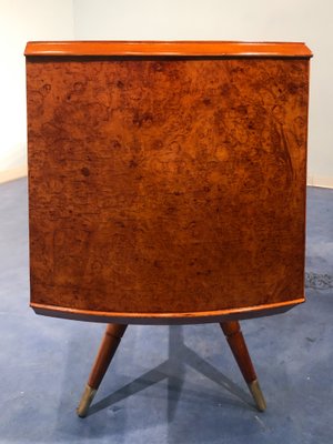 Italian Sideboard in Honey Color Birch Wood, 1950s-MTX-1016642