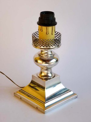 Italian Silver Table Lamp, 1950s-GKB-556068