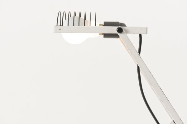 Italian Sintesi White Table Lamp by Ernesto Gismondi for Artemide, 1970s-LOB-637485