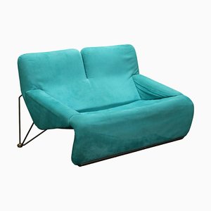 Italian Skipper Feeling Sofa in Alcantara, 1980s-VMM-1612036