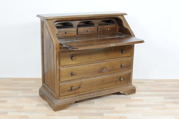 Italian Small Walnut Desk-GAP-1275145