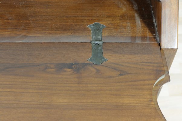 Italian Small Walnut Desk-GAP-1275145