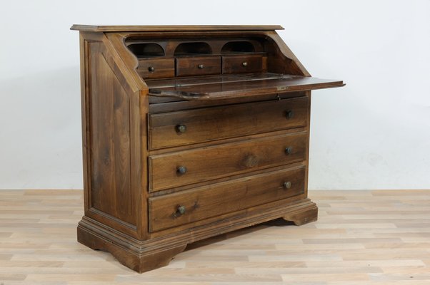 Italian Small Walnut Desk-GAP-1275145