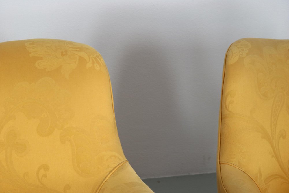 Italian Sofa and Armchairs byIsa Bergamo attributed to Guglielmo Veronesi, 1950s, Set of 3