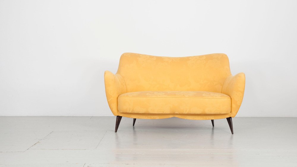 Italian Sofa and Armchairs byIsa Bergamo attributed to Guglielmo Veronesi, 1950s, Set of 3