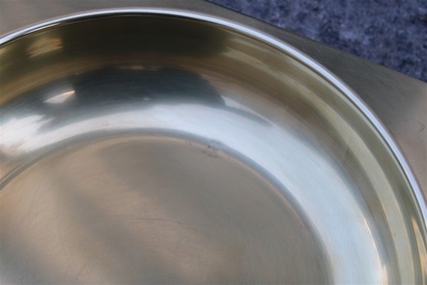 Italian Solid Brass Bowl, 1970s-EH-675730