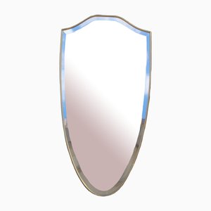 Italian Solid Brass Mirror, 1950s-EH-1374820