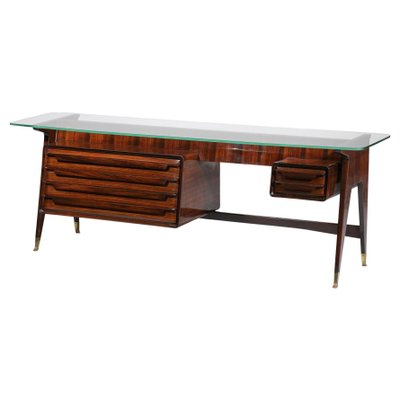 Italian Solid Wood Sideboard or Console by Vittorio Dassi, 1960s-YU-1312256