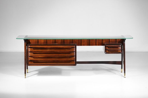 Italian Solid Wood Sideboard or Console by Vittorio Dassi, 1960s-YU-1312256