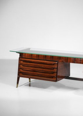 Italian Solid Wood Sideboard or Console by Vittorio Dassi, 1960s-YU-1312256