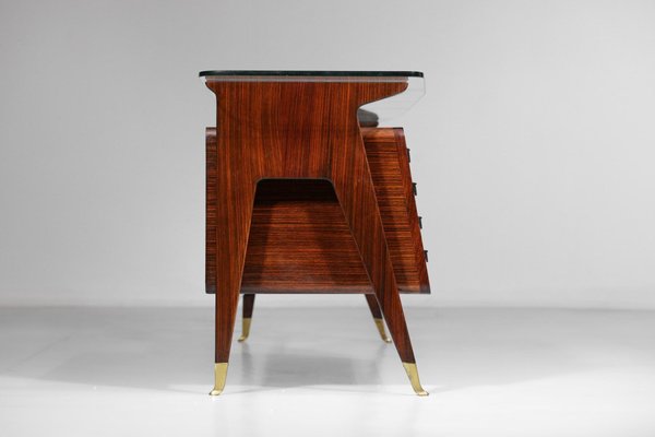 Italian Solid Wood Sideboard or Console by Vittorio Dassi, 1960s-YU-1312256