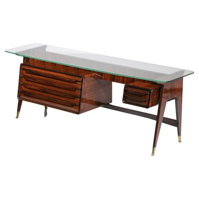 Italian Solid Wood Sideboard or Console by Vittorio Dassi, 1960s-YU-1312256