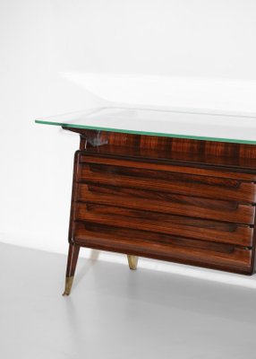 Italian Solid Wood Sideboard or Console by Vittorio Dassi, 1960s-YU-1312256