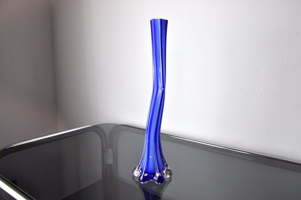 Italian Soliflore in Blue Murano Glass, 1960-EJE-1328006