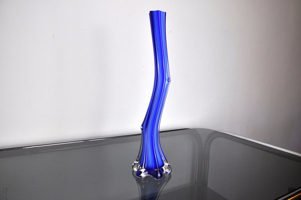 Italian Soliflore in Blue Murano Glass, 1960-EJE-1328006