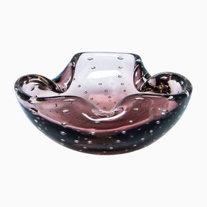 Italian Sommerso Murano Glass Bowl by G. Ferro for Made Murano Glass, 1950s-BKO-1677232