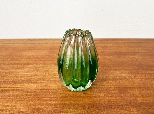 Italian Sommerso Murano Glass Vase attributed to Barovier & Toso, 1970s-UAH-1716529