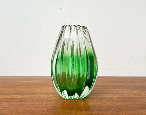 Italian Sommerso Murano Glass Vase attributed to Barovier & Toso, 1970s-UAH-1716529