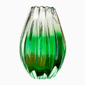 Italian Sommerso Murano Glass Vase attributed to Barovier & Toso, 1970s-UAH-1716529