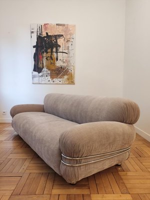 Italian Space Age 3-Seater Sofa, 1970s-ILR-1786743