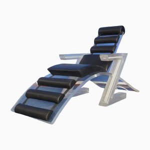 Italian Space Age Acrylic Glass Lounge Chair, 1960s-UG-1263608