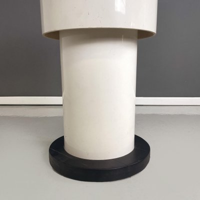 Italian Space Age Black and White High Bar Stool, 1960s-GDD-1761415